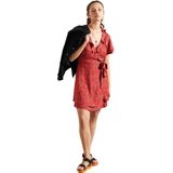 Zomerjurk - Overslag - Ruches - Viscose 100% - Dames