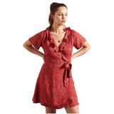 Zomerjurk - Overslag - Ruches - Viscose 100% - Dames