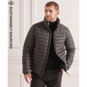 Superdry - Studios Fuji - Donsjack - Zwart - Gerecycleerde Polyester Vulling