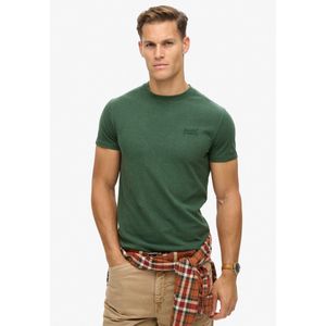 Superdry - Geborduurd Vintage Logo - T-shirt - Zwart - Biologisch Katoen