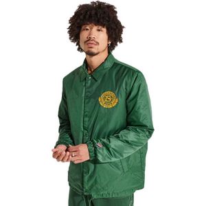 Superdry Snap Coach Jas Groen - 100% Gerecycled Polyester - Relaxte Pasvorm