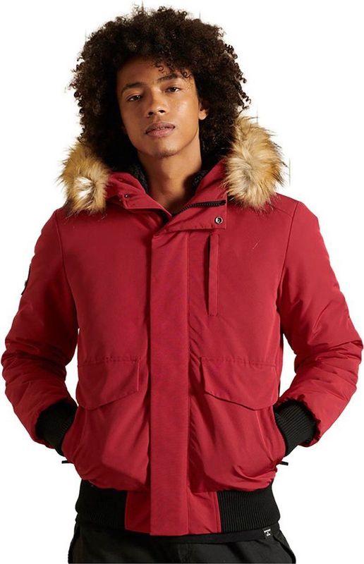 Superdry - Everest Bomber Jacket - Winterjas - Hike Red