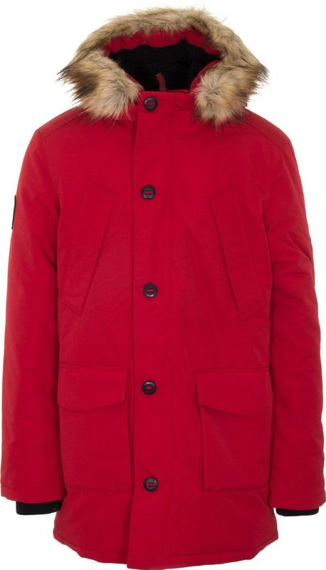 SUPERDRY Everest Parka Mannen Rood - Maat S
