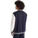 Superdry - Code Che Walk Out Jas - Wit - Geribbelde Kraag - Drukknoopsluiting