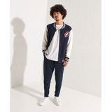 Superdry - Code Che Walk Out Jas - Wit - Geribbelde Kraag - Drukknoopsluiting