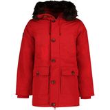 Superdry - Rookie Down Jas - Rood - Polyester/Katoen - Heren