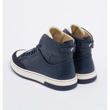 SUPERDRY Vegan Basker Sport High Sneakers - Deep Navy - Duurzame Materialen