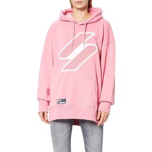 Superdry Code Logo Che Os Hoodie Grijs Vrouw