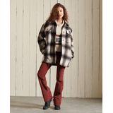 Superdry - Overhemdjas - Wolmix - Oversized - Knoopsluiting - Vier Buitenzakken