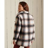 Superdry - Overhemdjas - Wolmix - Oversized - Knoopsluiting - Vier Buitenzakken