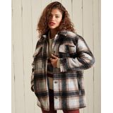 Superdry - Overhemdjas - Wolmix - Oversized - Knoopsluiting - Vier Buitenzakken