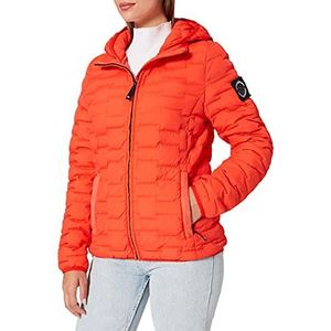 Superdry Expedition Down Windbreaker voor dames, Bold Oranje, XL