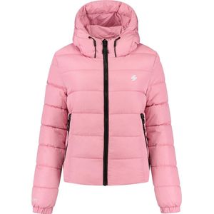 Superdry - W5010964A Spirit - Gewatteerd Jack - Roze - Polyester