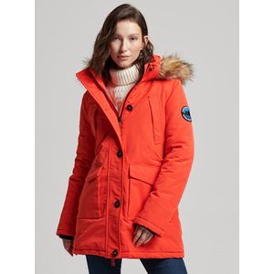Superdry - Everest - Damesparka - Zwart - Nylon - Verwijderbare Capuchon