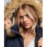 Superdry - Everest - Donsjack - Dames - Gewatteerde Voering - Met Imitatiebont
