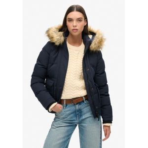 Superdry - Everest - Donsjack - Dames - Gewatteerde Voering - Met Imitatiebont