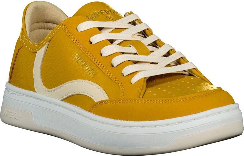 Superdry - Vegan Basket Ov Low Sneakers - Oranje - Suedette