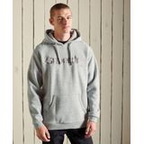 Superdry Heren Trui Geborstelde Source hoodie met Core-logo