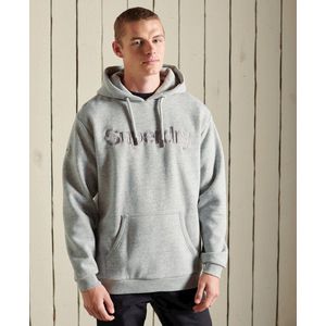 Superdry Heren Trui Geborstelde Source hoodie met Core-logo