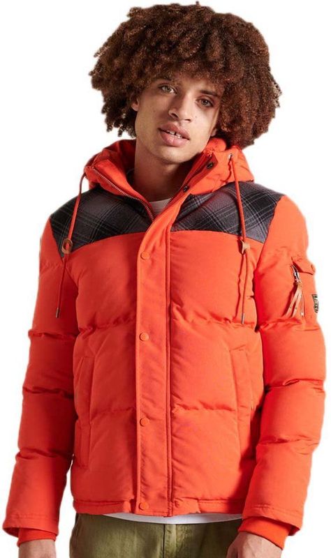 Superdry - Quilted Everest - Jas - Oranje - Gewatteerd