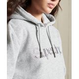 Superdry - Source Hoodie - Grijs - Katoen - Oversized Pasvorm