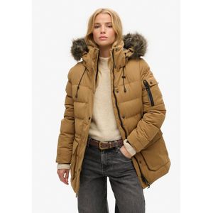 Superdry - Expedition Microvezel Parka - Bruin - Casual - Polyester
