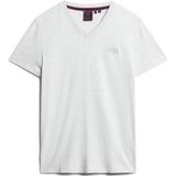V-hals T-shirt van biologisch katoen Superdry Vintage Logo