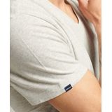 V-hals T-shirt van biologisch katoen Superdry Vintage Logo