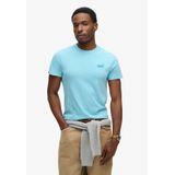 Superdry Classic T Shirt Melange Hellblau - Größe XL