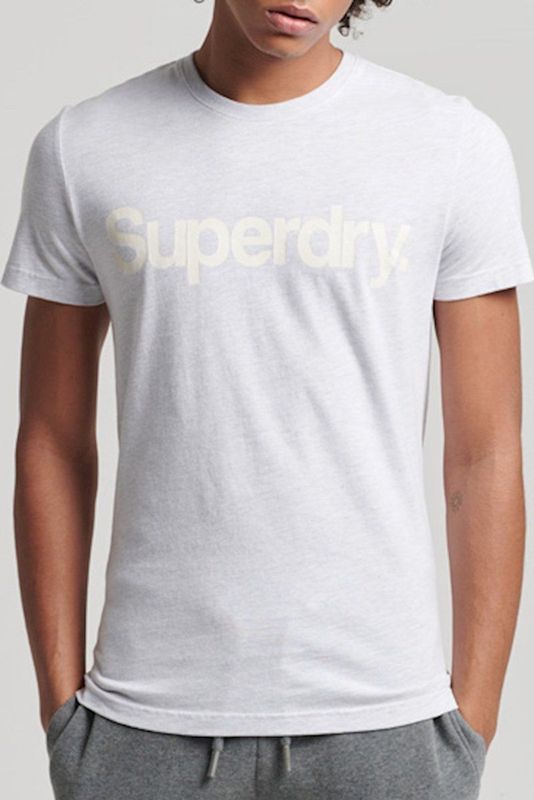 Superdry - Core Logo - T-shirt - Zwart - Biologisch Katoen