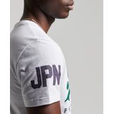 Superdry - VL TEE - T-shirt - Zwart - Biologisch Katoen