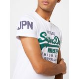 Superdry - VL TEE - T-shirt - Zwart - Biologisch Katoen