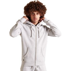 Superdry - VINTAGE LOGO EMB ZIPHOOD - Heren Trui - Slim Fit