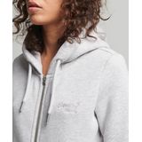 Superdry - Sweat Hoodie - Groen - Biologische Katoen - Geborduurd Logo