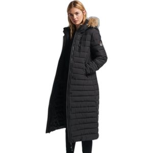 Superdry - Superlange Fuji jas - Dames - Gewatteerde jassen
