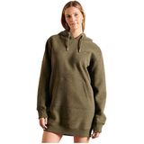 Superdry - Vintage Logo - Jurk - Groen - Capuchon met Trekkoord