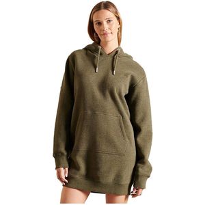 Superdry - Vintage Logo - Jurk - Groen - Capuchon met Trekkoord
