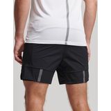 Superdry Run Premium Layered korte hardloopshort voor heren MS311296A zwart