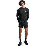 Superdry Train Mock Neck Top T-shirt Met Lange Mouwen Zwart Man