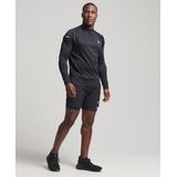 Superdry Train Mock Neck Top T-shirt Met Lange Mouwen Zwart Man