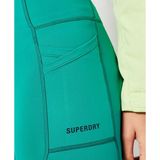 Superdry - Run Cropped Tight Leggings - Zwart - Polyester/Elastaan