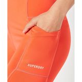 Superdry Run Cropped 3/4 Leggings Oranje Vrouw