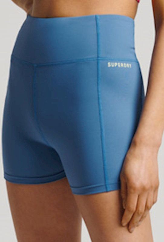 Superdry Multi Sport Tight Korte Leggings Blauw Vrouw