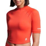 Superdry - Run 3/4 Tight Crop T-shirt - Oranje - Polyester/Elastaan