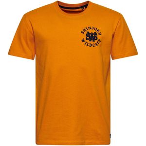 Superdry - Vintage Collegiate - T-shirt - Zwart - 100% Katoen