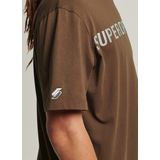 Superdry - Code Cl Linear Loose T-shirt - Zwart - 100% Katoen