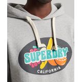 Superdry - Surf Ranchero - Hoodie - Groen - 80% Katoen 20% Polyester