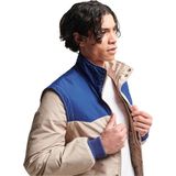 Superdry - Vintage Collegiate Jas - Beige - Polyester - Relaxte Pasvorm