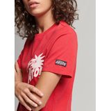 Superdry - Vintage Crossing Lines - T-shirt - Zwart - 100% Katoen