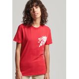 Superdry - Vintage Crossing Lines - T-shirt - Zwart - 100% Katoen